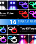 Dual Color 20W Fiber Optic Starlight Kit With 400 Strands, 16 million colors display, glowing RGBW rings in blue, green, and red.