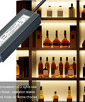 Heavy Duty Low Voltage Transformer 200W IP67 Waterproof LED Driver Power Supply with shelves of illuminated bottles