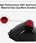 Metal Gas Fuel Tank With Threaded Cap For 50cc 70cc 90cc 110cc 125cc ATVs Quad Bikes Fits Coolster Roketa Taotao Baja Motorsports