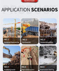 Application scenarios for Compact Backhoe Loader With Front Loader And Rear Excavator Arm Towable Mini Wheel Digger For Construction