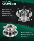 Rear Wheel Bearing Hub Assembly 512555 For Chrysler 300 2015 2021 Dodge Challenger 2015 2021 And Dodge Charger 2015 2021 Non ABS 5 Lug Replacement OE Quality Built To Last And Keep Your Ride Smooth, showing product dimensions and features, including 5.89 inch flange and 4.53 inch bolt circle diameter.