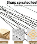 Pro Grade 48 Piece Jewelers Saw Blades Set With 6 Each Of Sizes 1 To 8 coping and spiral blades for metal wood acrylic, sharp serrated teeth