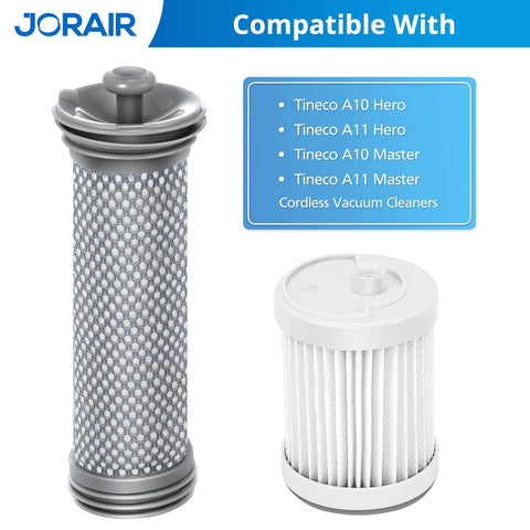 Replacement Vacuum Filter Kit For A10 A11 Hero Master S11 PWRHERO11 Cordless Vacuum Cleaners with pre and HEPA filters