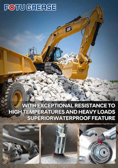 FOTU 277 Ultra Heavy-Duty red grease; wheel bearing grease, 2x14oz tubes