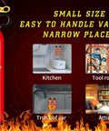Heavy Duty Water Based Fire Extinguisher Spray, portable kit for kitchen, tool room, trunk of car, and attic, 620ml.