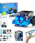 MBot2 Coding Robot For Kids Ages 8 14 And Up, Learn Scratch And Python With An Awesome, Kid-Friendly, Hands-On STEM Robotics Kit For Boys And Girls, Build, Code, And Explore Weather, Lights, And Music Features. Makeblock mBot Neo robot kit, robot, app, parts, guide