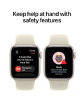 Trusted 40 Millimeter Gps Smartwatch Providing Legit Sleep Scores Temperature Insights And Solid Vitals Tracking For Active Lifestyle Crews Crushing Daily Workout Goals displaying emergency call features.