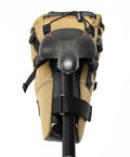 Inova Light Bike Saddle Bag Under Seat Storage, Water Resistant Cordura 1000D With Internal Padding, installed on bike seat