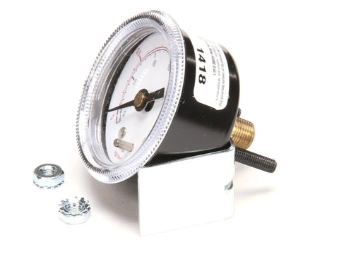 Industrial steam pressure gauge with durable brass sensor, Go To Industrial Steam Pressure Gauge 10-9267 Replacement Part.