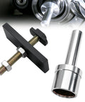 Pro Grade CV Axle Bearing Puller Tool Kit Works Like A Charm For Toyota 8 Inch Clamshell Front Differential Fits 2003 Through 2018 4Runner And 2005 To 2018 Tacoma Plus 2007 Up To 2014 FJ Cruiser Replaces Part Number 18195 Your DIY Shop Fix. Heavy-duty steel bearing puller with slide hammer