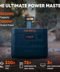 Power On The Go Portable Power Station 3024Wh With 3000W Peak Output in outdoor setting