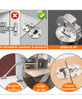 2 Pack Drop Down Gas Struts For Cabinet Doors 100N 22Lbs Soft Close Damper Concealed 90 Degree Hinges illustrated in various uses