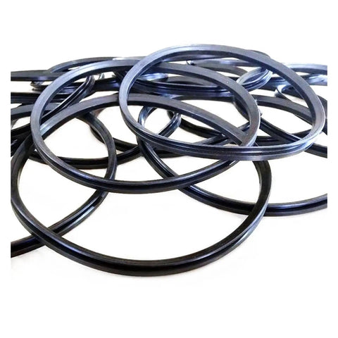 Close-up of multiple NBR rubber rings for Badass VL Type Rotary Shaft Water Seal Delivering Legit Leak Free Performance For Industrial Pump And Motor Applications Crafted From Premium Nbr Rubber.