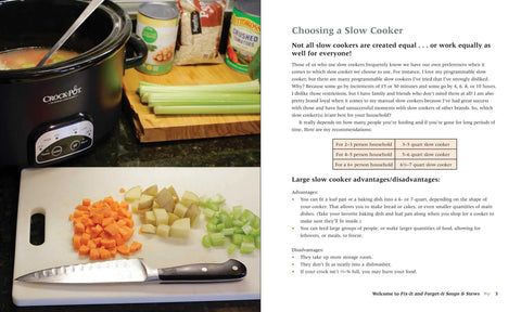 Hearty Homestyle Soups And Stew Cookbook Featuring Darn Tasty Chili Chowder And Savory Broth Recipes Designed For Instant Pot And Slow Cooker One Pot Meals, featuring chopped vegetables and a slow cooker.