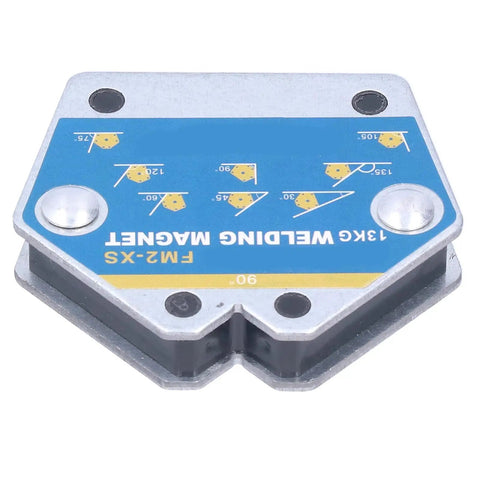 Top Tier 13KG Magnetic Welding Positioner Multi Angle Fixer For Steel Plates With Double Layer Galvanized Shell Heavy Duty Square Iron Holder Tool For Pros in a close-up view.