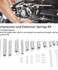 Top Rated 200-Piece Zinc Plated Steel Compression And Extension Springs Kit With 20 Unique Styles Perfect For Heavy Duty Car Repairs, DIY Projects, Home Maintenance Auto Servicing And Tough Mechanical Fixes You Gotta Handle. Assorted springs shown for auto repair