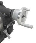 Top Shelf Precision Indexing Spacer With Six Inch Three Jaw Chuck And Twenty Four Direct Divisions, details of chuck and indexing plate.