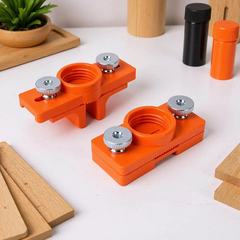 Pro Level Hella Slick Edge Banding Glue Dispenser With Adjustable Pressure For Furniture Cabinet Making On 10 To 30mm Boards showcasing orange glue dispenser for woodworking.