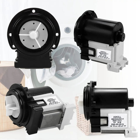 OEM Washer Drain Pump Motor For Front Load Washing Machines Replaces 4681EA2001T Durable OE Quality Pump Fits Popular Models