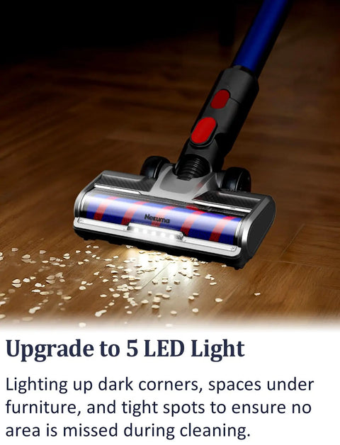 Cordless Vacuum Floor Attachment Kit For V7 V8 V10 V11 V15 Handheld Vacuums With LED Lights cleaning hardwood floor
