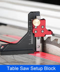 Table Saw Height Gauge For Precise Router Bit And Blade Setup Pro Grade CNC Machined Aluminum Depth Ruler With Sliding Scale