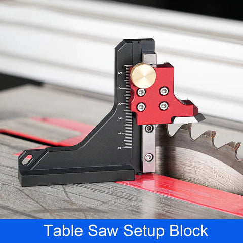 Table Saw Height Gauge For Precise Router Bit And Blade Setup Pro Grade CNC Machined Aluminum Depth Ruler With Sliding Scale