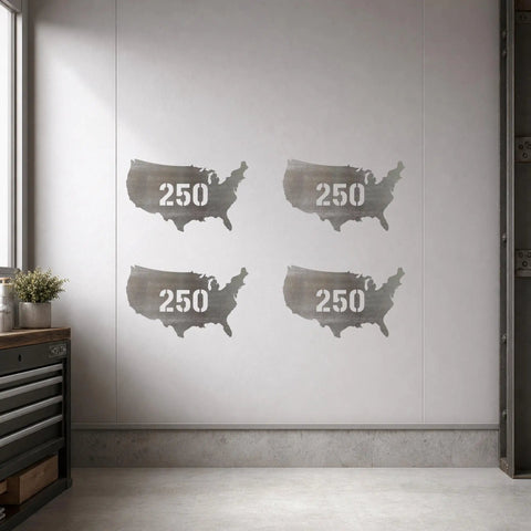 250 Stencil Steel Cutout United States Shape Raw Metal Wall Art And Craft Supply For Painting Patina Clear Coat Welding Garden Decor 5 Inch Size