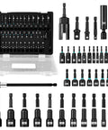 Magnetic Impact Nut Driver Set All In One 38 Piece Pro Grade Heavy Duty Socket Kit with Bit Extension and Adapters