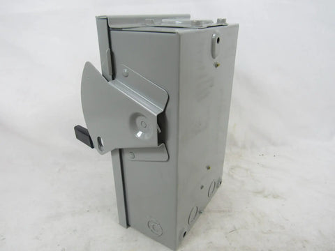 DG221URB 2 Wire 2 Pole Non Fusible B Series General Duty Safety Switch 240 Volt AC 30 Amp NEMA 3R Beefy Industrial Workhorse For Tough Electrical Jobs And Projects