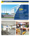 Company profile showing Henan Yugong Machinery Co. Ltd. headquarters and team in professional workspace and meeting rooms.
