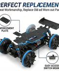 Black Carbon Fiber RC Car Chassis For WLtoys K969 K979 K989 K999 P929 P939 Lightweight Yet Ultra Strong One Twenty Eighth Scale