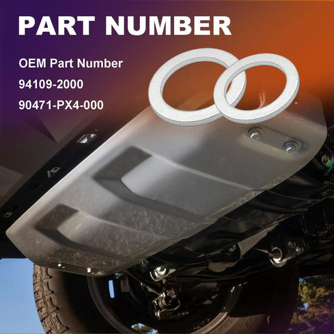 Six Piece Transmission Drain Plug Crush Washer And Rear Differential Gasket Kit With 20mm And 18mm Sizes No Leak Aluminum Seal
