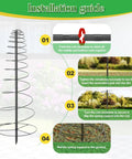 Installation guide for Outdoor Metal Trellis For Climbing Plants Beefy Heavy Duty Rustproof Garden Trellis 60 Inch Tall 2 Pack Black