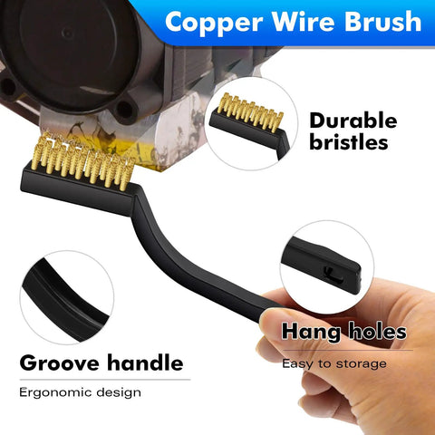 All In One 22 Piece 0.4mm 3D Printer Nozzle Cleaning Kit With Precision Cleaning Needles For Easy Clog Removal And Safe Maintenance Delivers Thorough Cleaning Without Damaging Sensitive Components Ideal For Extruder Care, copper wire brush