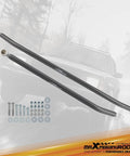 Beefed Up Steering Kit For Jeep Cherokee XJ Grand Cherokee ZJ Comanche MJ And Wrangler TJ LJ With Two And A Half Inch Lifted And Adjustable Heim Joint Ends For Easy Steering Upgrade, black steel bars with hardware