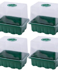 4 Pack Monotub Mushroom Growing Kit For Home Cultivation With 6.5 By 5 By 6.5 Inch Boxes And Included Spray Bottle Rotatable Top Design