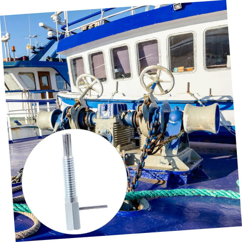 Heavy Duty Stainless Steel Spring Plunger Pin Set Featuring Self Locking Telescopic Action And Rock Solid Indexing Plunger Latch on marine deck.