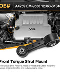 Front Torque Strut Mount For 2007 To 2015 Lexus RX 350 Toyota Camry Highlander Avalon 3 5L V6 Front Engine Motor Transmission Mount Replacement EM9538 Direct Fit