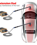 Powerful 1000W Induction Heater Dent Repair Kit With Hot Box Pro Grade Paintless Dent Puller For Cars Exteon Rod in Use
