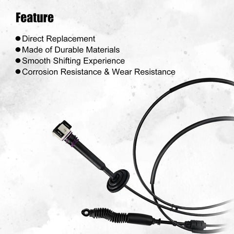 Automatic Transmission Gear Shifter Cable Replacement For 12477640 OEM Part Number 905 144 with features listed above