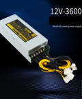 Heavy Duty 3600W Mining Power Supply For Multi GPU Rigs And Industrial Miners 180 To 265V Switching PSU With Metal Housing Quiet Operation Built Tough For Stable Power And Safety, 12V metal PSU with cables
