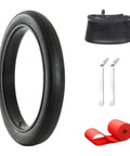 Beefy Fat Tire Upgrade Kit 26x4.0 4 In 1 Replacement Set with tire, inner tube, rim strips, and tire levers for beach cruisers