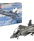 F 35A Fighter Aircraft 1 72 Scale Model Kit Unbuilt Unpainted Highly Detailed New Tool 2024 box and model view