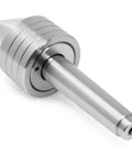 1-5/8 Inch MT2 Tailstock Live Center For Wood Lathes With Internal Ball Bearings, side view