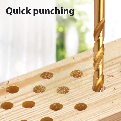 Pro Grade 3/8-Inch Twist Step Drill Bit With Hex Shank for pocket hole kits drilling into wood with clean holes