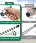 Comparison of wrench sockets and heating elements for Beefed-Up RV Water Heater Elements Kit with focus on quality and material.