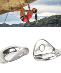 Heavy Duty 316 Stainless Steel Bolt Hanger, Tough As Nails Aerial Climbing Anchor With Bulletproof Grip For Weather Resistant Outdoor Rigging And Weekend Builds, two stainless anchors.