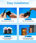 Step-by-step installation of 64XL Ink Cartridges Black And Color Combo Pack For 64 High Yield Replacement 2 Pack in printer