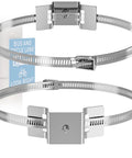 2 Pack Sign Mounting Brackets For Large Poles Adjustable Street Sign Hardware With Pole Clamps Heavy Duty Pole Mounting Kit
