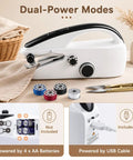 Your Go To Handheld Sewing Machine For Quick Mending And DIY Projects A Portable Mini Sewing Tool For Beginners with dual-power modes